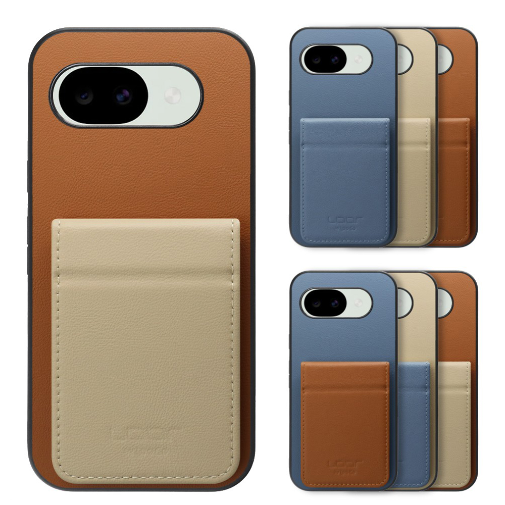 [ LOOF BASIC-SHELL SLIM CARD 2カード ] Google Pixel 10a グーグル ピクセル ケース 背面 カード収納 カード入れ カードポケット カバー スマホケース 薄型 大容量 本革 [ Google Pixel 10a ]