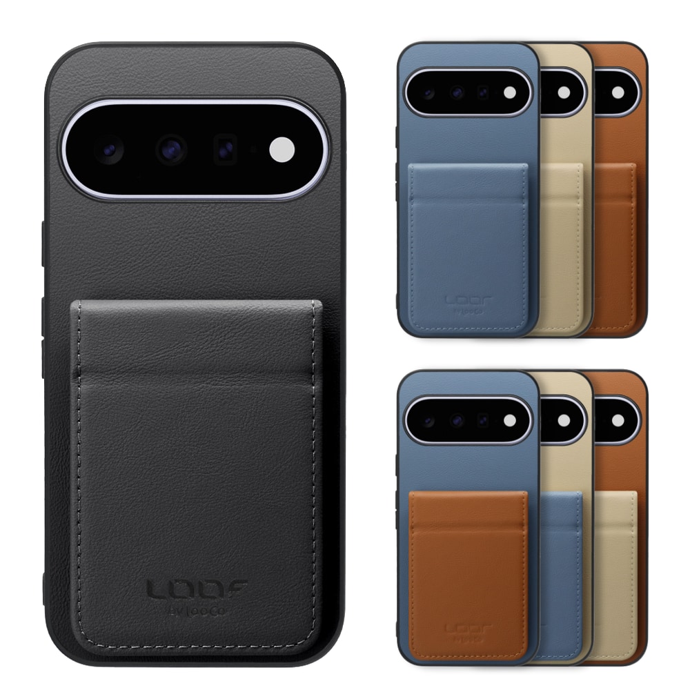 [ LOOF BASIC-SHELL SLIM CARD 2カード ] Google Pixel 11  ケース 背面 カード収納 カード入れ カードポケット カバー スマホケース 薄型 大容量 本革 [ Google Pixel 11 ]
