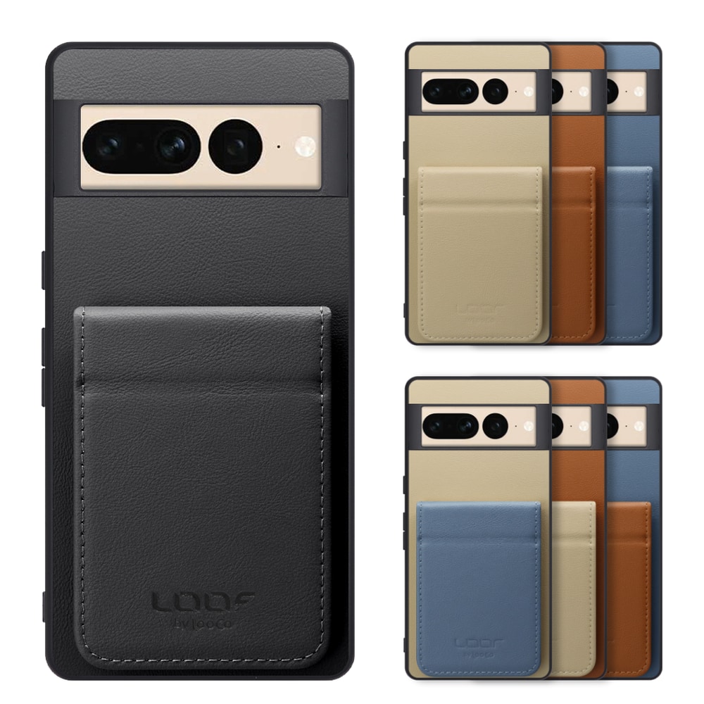 [ LOOF BASIC-SHELL SLIM CARD 2カード ] Google pixel 7 Pro googlepixel7pro 7pro プロ ピクセル7pro ケース 背面 カード収納 カード入れ カードポケット カバー スマホケース 薄型 大容量 本革 [ Google Pixel 7 Pro ]