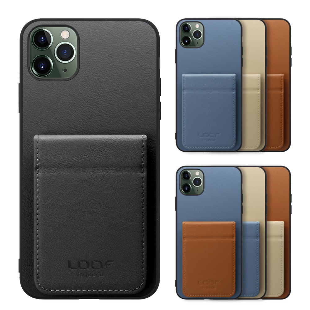 [ LOOF BASIC-SHELL SLIM CARD 2カード ] iPhone 11 Pro Max iPhone11promax 11promax 11 promax ケース 背面 カード収納 カード入れ カードポケット カバー スマホケース 薄型 大容量 本革 [ iPhone 11 Pro Max ]