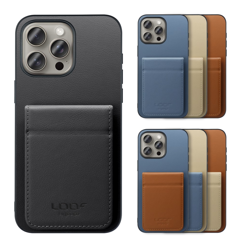 [ LOOF BASIC-SHELL SLIM CARD 2カード ] iPhone 15 Pro Max iPhone15 Pro Max アイフォン15 プロ マックス iPhone 15 15ProMax アイフォン 15 ケース 背面 カード収納 カード入れ カードポケット カバー スマホケース 薄型 大容量 本革 [ iPhone 15 Pro Max ]