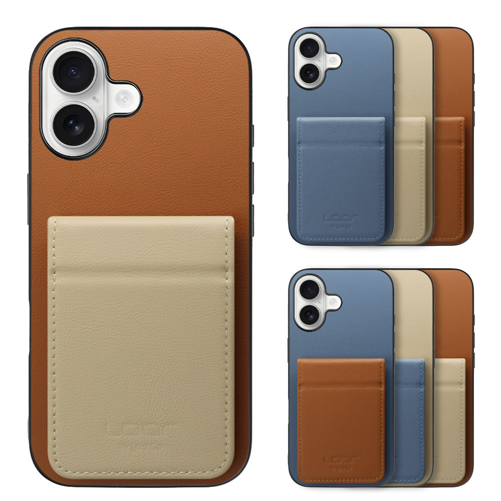 [ LOOF BASIC-SHELL SLIM CARD 2カード ] iPhone 17 iPhone17 アイフォン17 iPhone 17 アイフォン 17 ケース 背面 カード収納 カード入れ カードポケット カバー スマホケース 薄型 大容量 本革 [ iPhone 17 用 ]