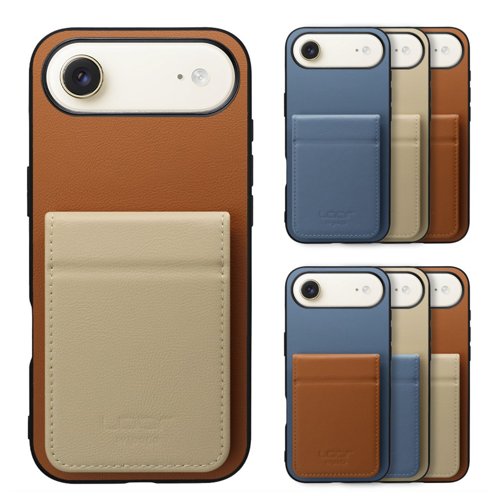 [ LOOF BASIC-SHELL SLIM CARD 2カード ] iPhone Air iPhone Air アイフォン エア iPhoneAir ケース 背面 カード収納 カード入れ カードポケット カバー スマホケース 薄型 大容量 本革 [ iPhone Air 用 ]