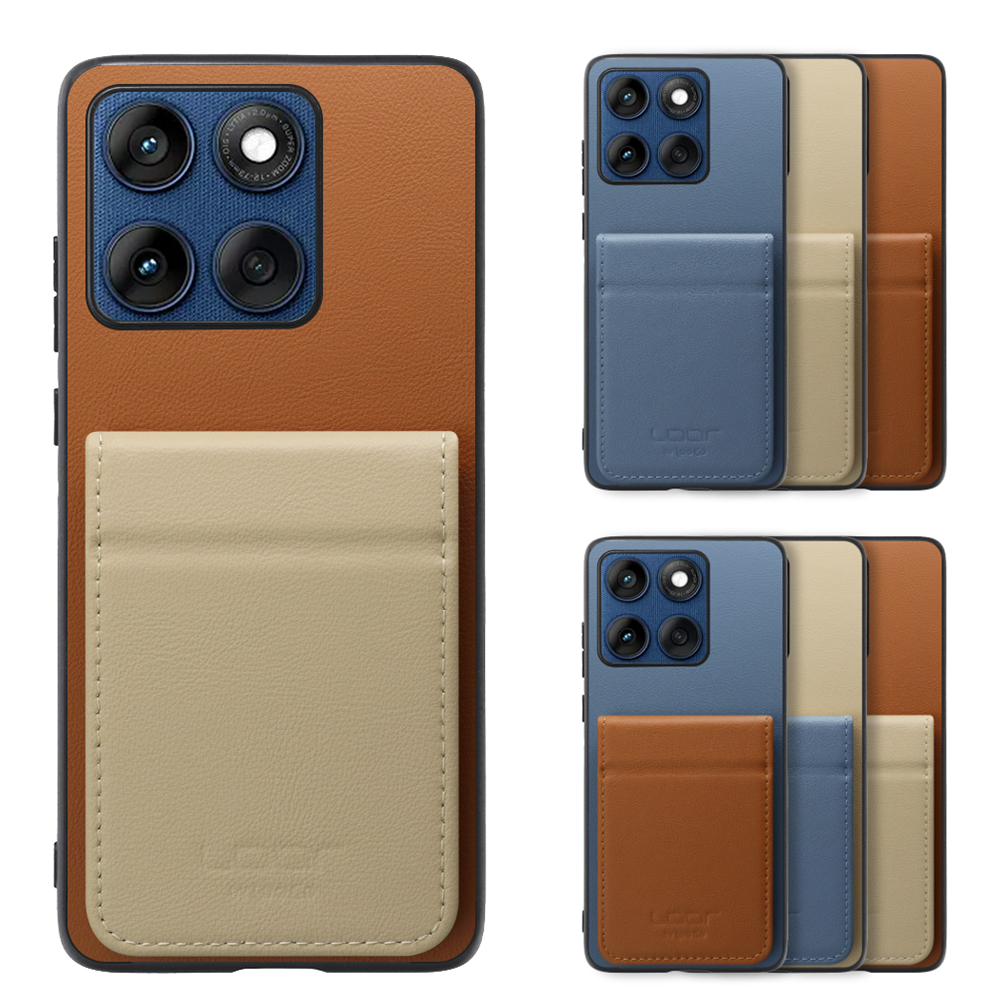 [ LOOF BASIC-SHELL SLIM CARD 2カード ] motorola edge 60 モトローラ XT2507-3 XT2507-6 ケース 背面 カード収納 カード入れ カードポケット カバー スマホケース 薄型 大容量 本革 [ motorola edge 60 ]