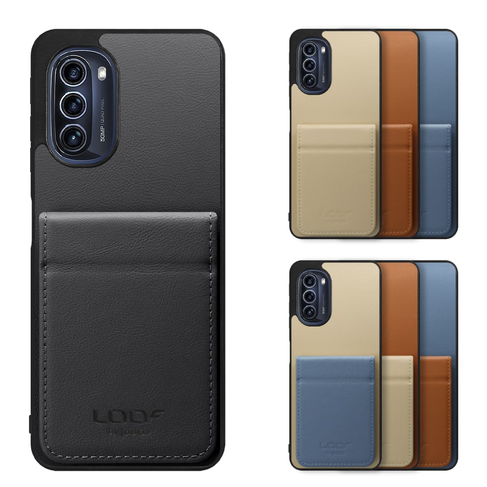 [ LOOF BASIC-SHELL SLIM CARD 2カード ] moto g52j 5G motog52j5g motog52j ケース 背面 カード収納 カード入れ カードポケット カバー スマホケース 薄型 大容量 本革 [ moto g52j 5G ]