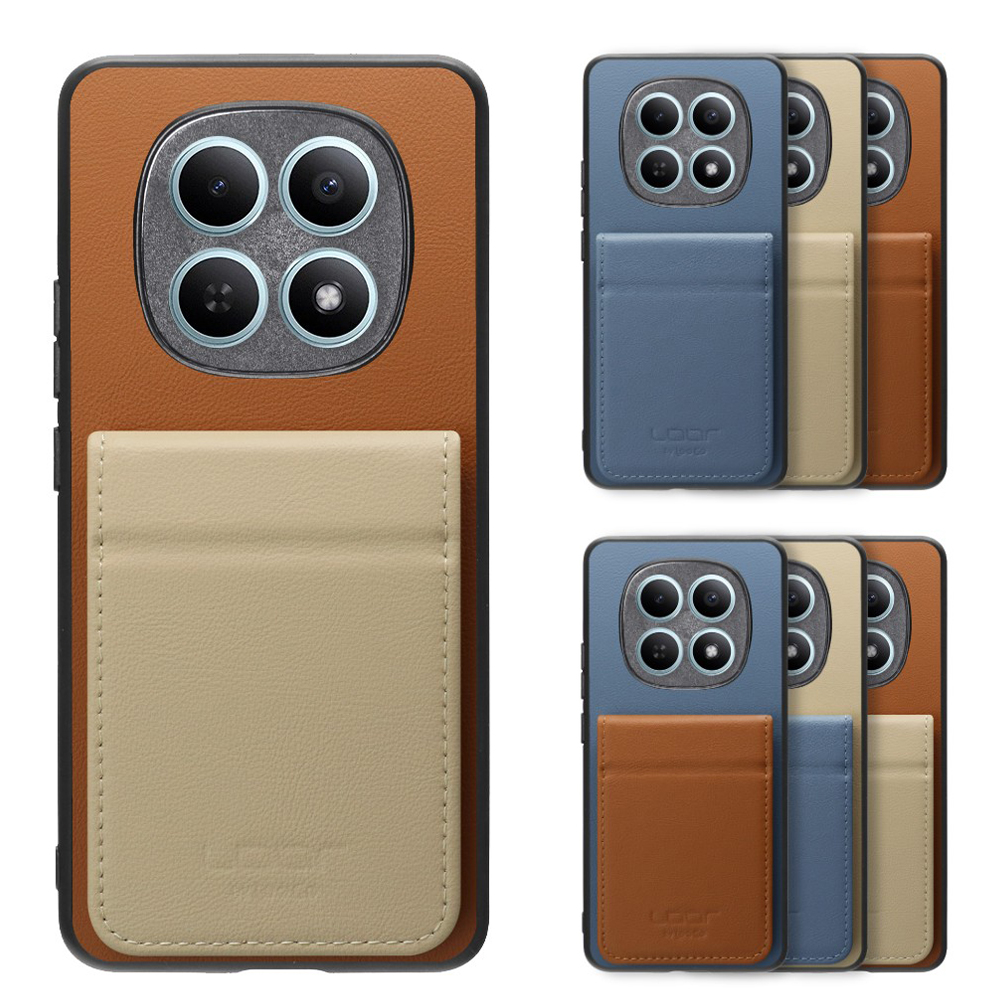 [ LOOF BASIC-SHELL SLIM CARD 2カード ] POCO M8 5G Xiaomi 25118PC98G ケース 背面 カード収納 カード入れ カードポケット カバー スマホケース 薄型 大容量 本革 [ POCO M8 5G ]