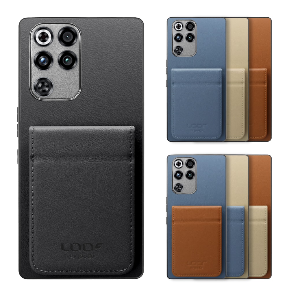 [ LOOF BASIC-SHELL SLIM CARD 2カード ] REDMAGIC 11 Pro NX809J ZTE nubia ケース 背面 カード収納 カード入れ カードポケット カバー スマホケース 薄型 大容量 本革 [ REDMAGIC 11 Pro ]