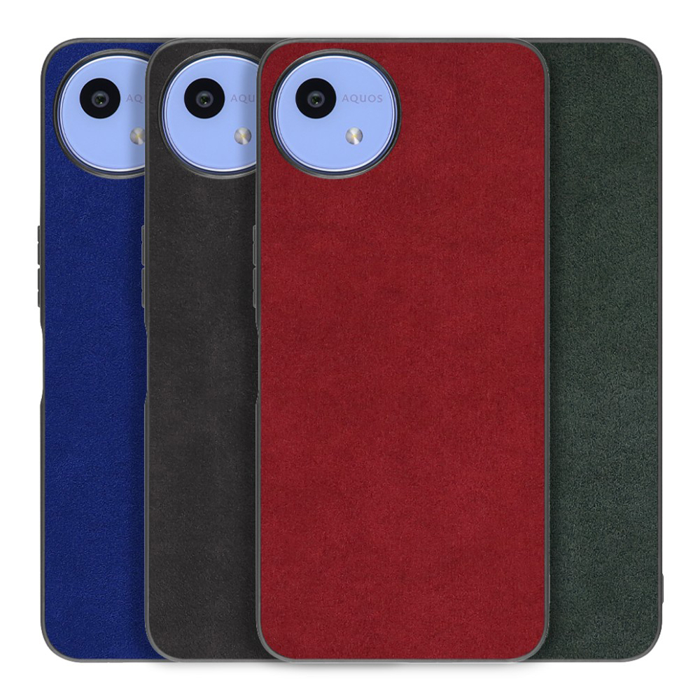 [ LOOF ALCANTARA-SHELL ] AQUOS wish5 アクオス SH-52F ケース カバー スマホケース アルカンターラ シンプル ストラップホール [ AQUOS wish5 ]