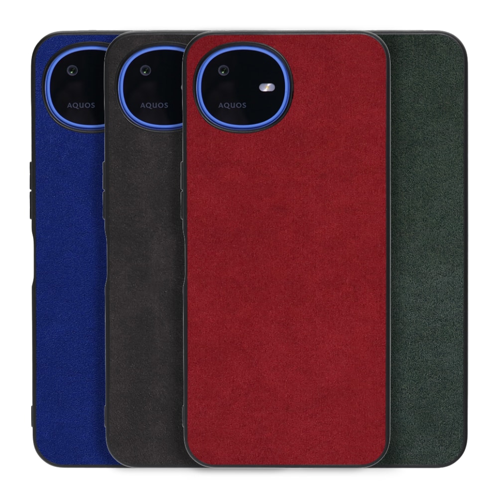 [ LOOF ALCANTARA-SHELL ] AQUOS wish6 SH-M36 ケース カバー スマホケース アルカンターラ シンプル ストラップホール [ AQUOS wish6 ]