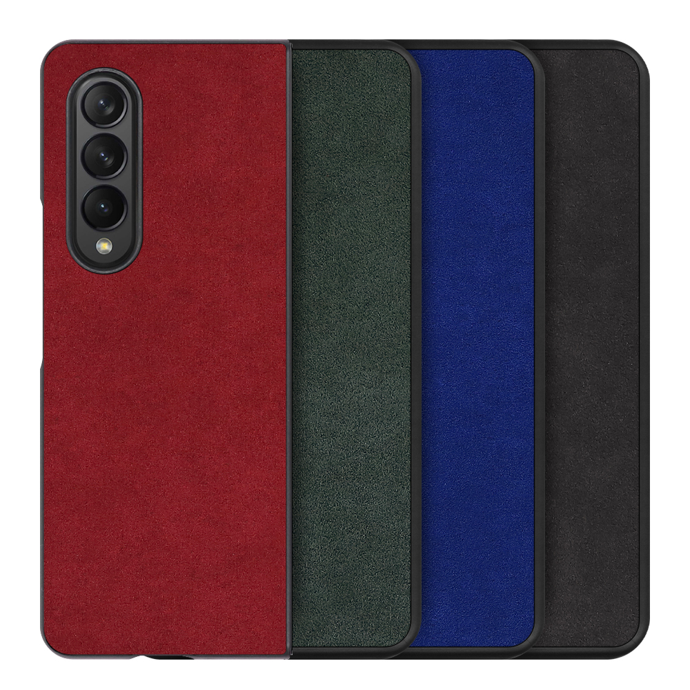 [ LOOF ALCANTARA-SHELL ] Galaxy Z Fold3 5G SC-55B / SCG11 zfold35g zfold3 ケース カバー スマホケース アルカンターラ シンプル ストラップホール [ Galaxy Z Fold3 5G   ]