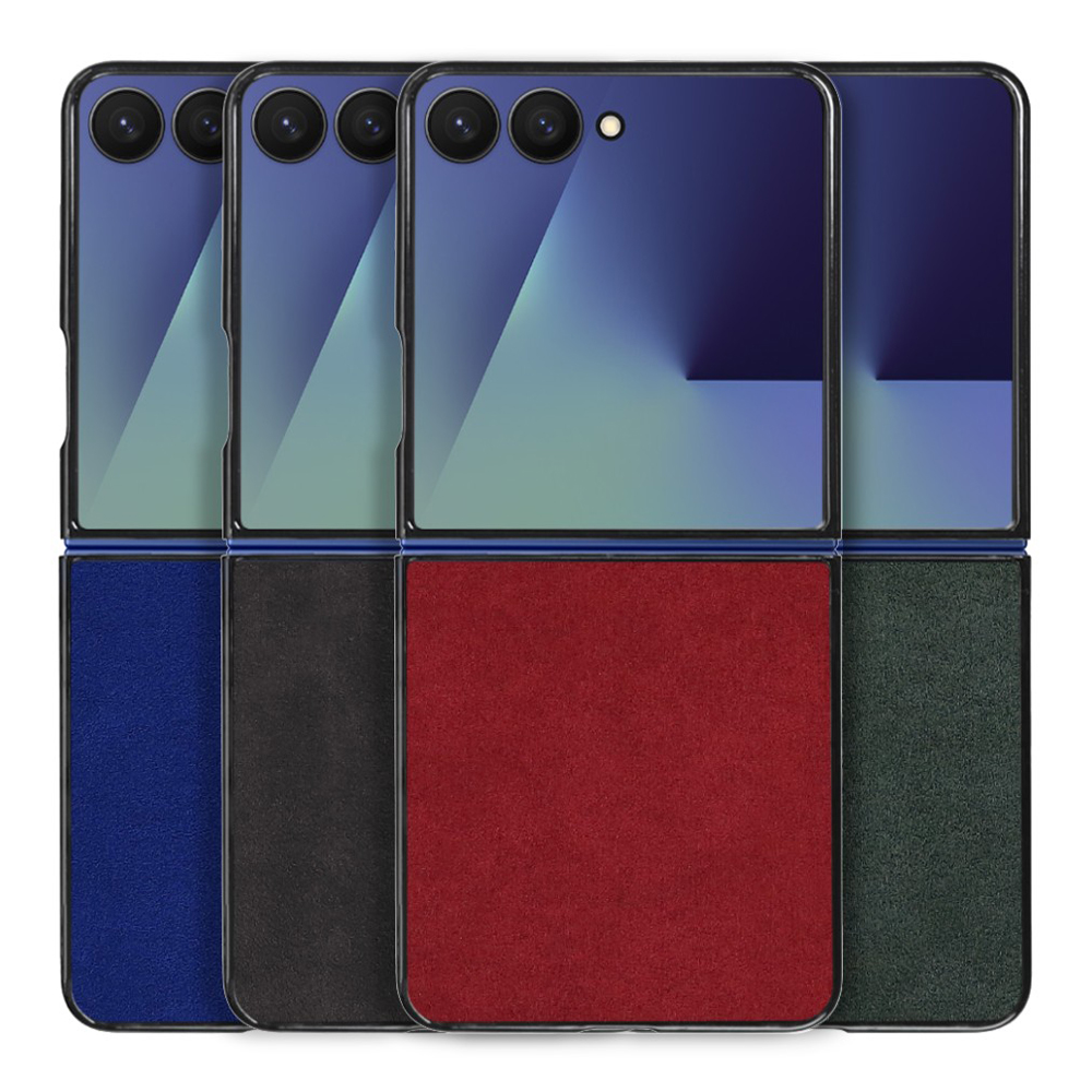 [ LOOF ALCANTARA-SHELL ] Galaxy Z Flip7  SC-56F ケース カバー スマホケース アルカンターラ シンプル  [ Galaxy Z Flip7  ]