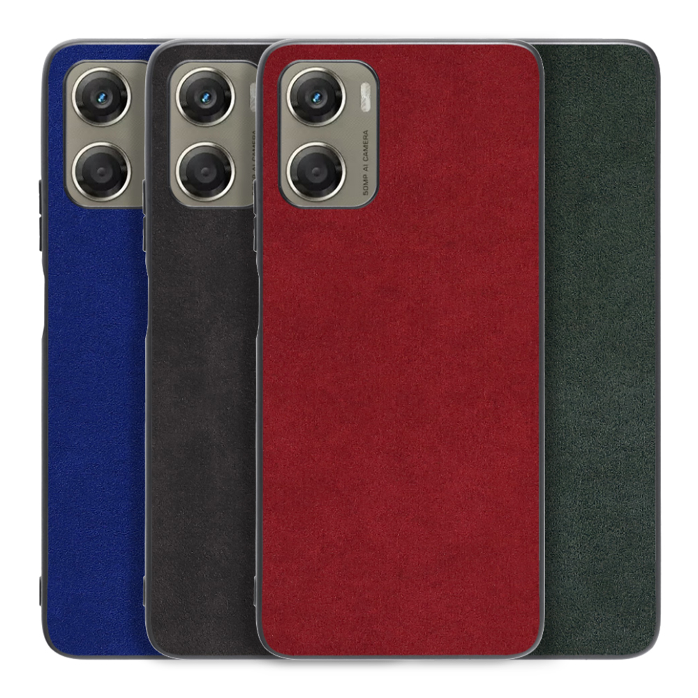 [ LOOF ALCANTARA-SHELL ] moto g06 モトローラ XT2535-6 ケース カバー スマホケース アルカンターラ シンプル ストラップホール [ moto g06 ]