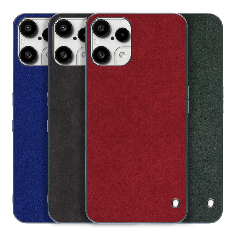 [ LOOF ALCANTARA-SHELL ] Nothing Phone (3a) Lite  ケース カバー スマホケース アルカンターラ シンプル ストラップホール [ Nothing Phone (3a) Lite ]