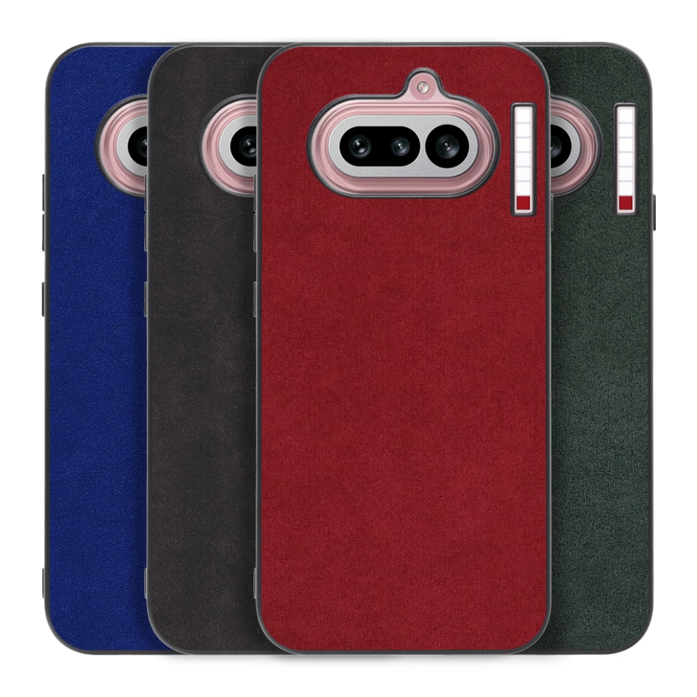 [ LOOF ALCANTARA-SHELL ] Nothing Phone (4a) A069 ケース カバー スマホケース アルカンターラ シンプル ストラップホール [ Nothing Phone (4a) ]