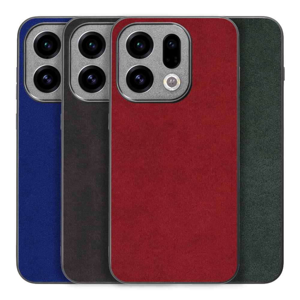 [ LOOF ALCANTARA-SHELL ] OPPO Find X9 OPG07 CPH2797 ケース カバー スマホケース アルカンターラ シンプル ストラップホール [ OPPO Find X9 ]