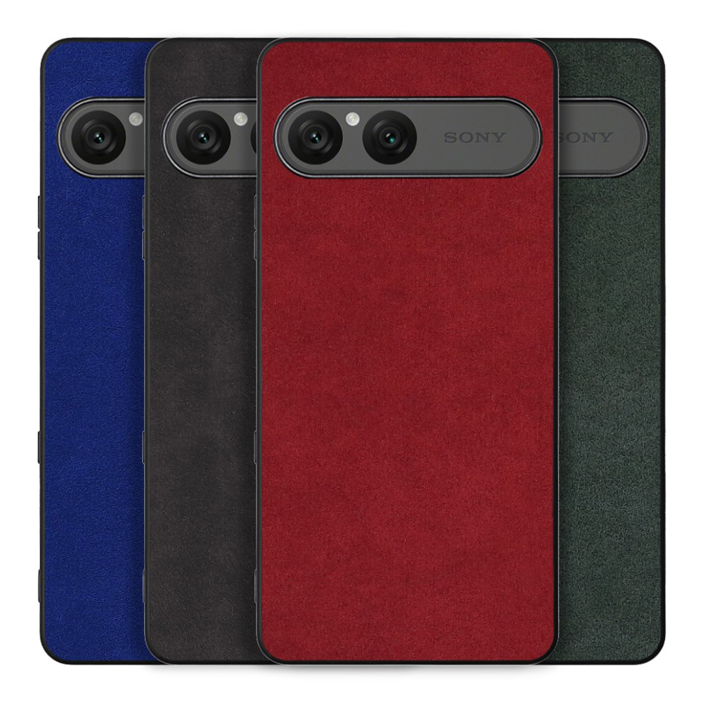 [ LOOF ALCANTARA-SHELL ] Xperia 10 VII エクスペリア XQ-FE44 ケース カバー スマホケース アルカンターラ シンプル ストラップホール [ Xperia 10 VII 用 ]