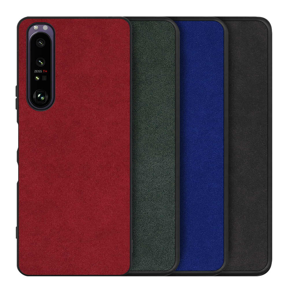 [ LOOF ALCANTARA-SHELL ] Xperia 1 III SO-51B / SOG03 / XQ-BC42 xperia1III 1III xperia1 ケース カバー スマホケース アルカンターラ シンプル ストラップホール [ Xperia 1 III ]