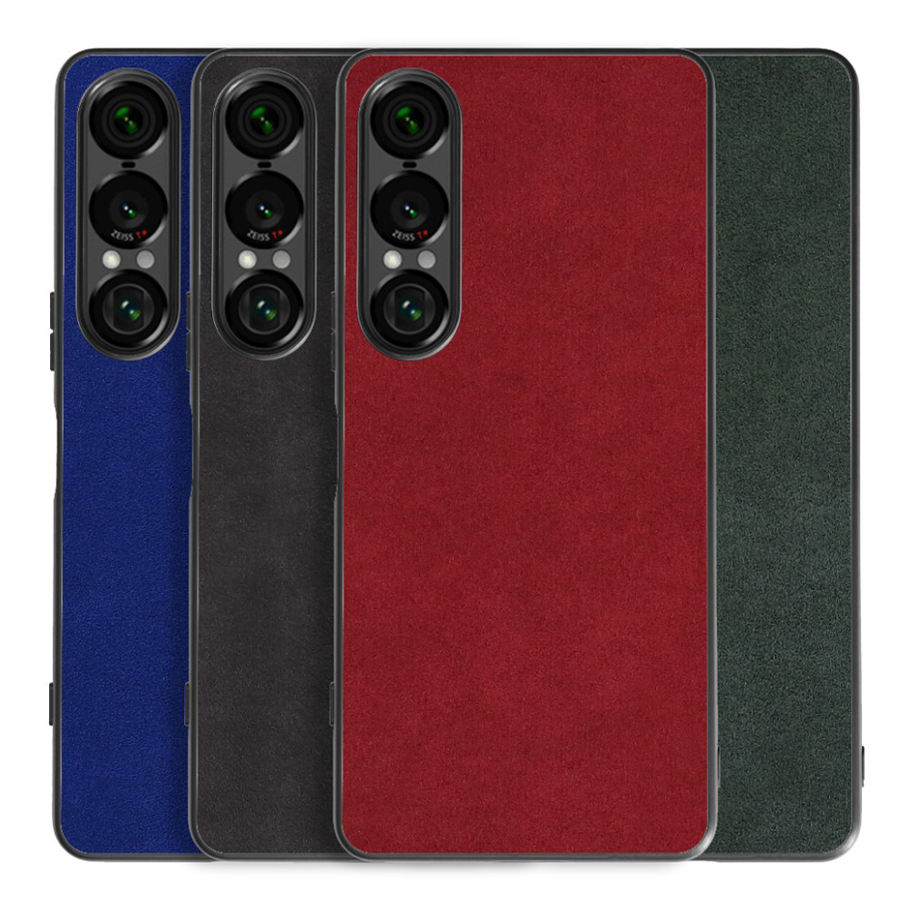 [ LOOF ALCANTARA-SHELL ] Xperia 1 VII SO-51F ケース カバー スマホケース アルカンターラ シンプル ストラップホール [ Xperia 1 VII ]