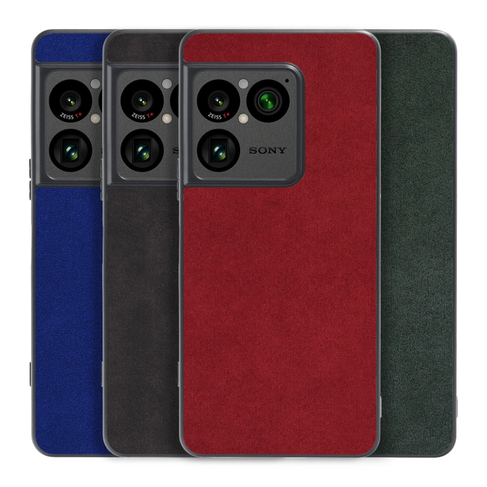 [ LOOF ALCANTARA-SHELL ] Xperia 1 VIII XQ-GE44 SO-51G ケース カバー スマホケース アルカンターラ シンプル ストラップホール [ Xperia 1 VIII ]