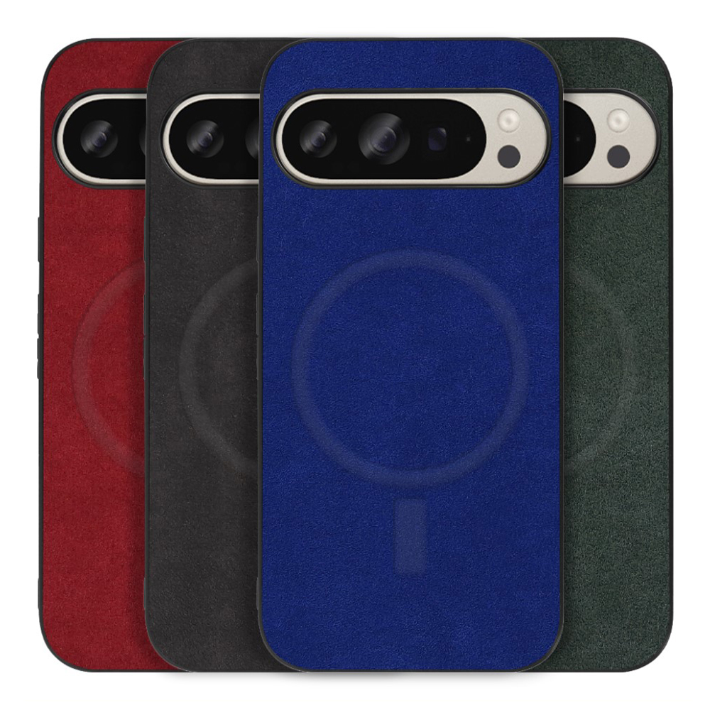 [ LOOF ALCANTARA-SHELL MagSafe対応 ] Google Pixel 9 Pro XL Google Pixel9proxl ピクセル9プロXL ケース カバー スマホケース アルカンターラ シンプル ストラップホール MagSafe対応 [ Google Pixel 9 Pro XL ]