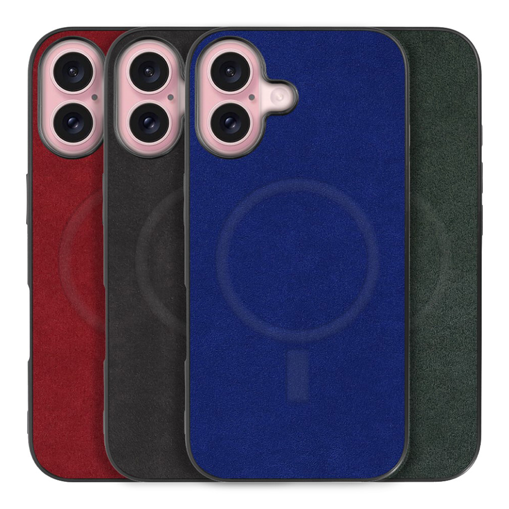 [ LOOF ALCANTARA-SHELL MagSafe対応 ] iPhone 16 iPhone16 アイフォン16 iPhone 16 アイフォン 16 ケース カバー スマホケース アルカンターラ シンプル ストラップホール MagSafe対応 [ iPhone 16 ]