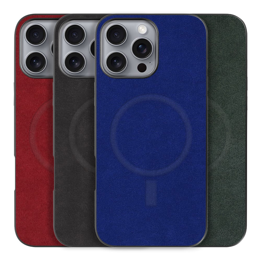 [ LOOF ALCANTARA-SHELL MagSafe対応 ] iPhone 16 Pro Max iPhone16 Pro Max アイフォン16 プロ マックス iPhone 16 16ProMax アイフォン 16 ケース カバー スマホケース アルカンターラ シンプル ストラップホール MagSafe対応 [ IP16PM ]