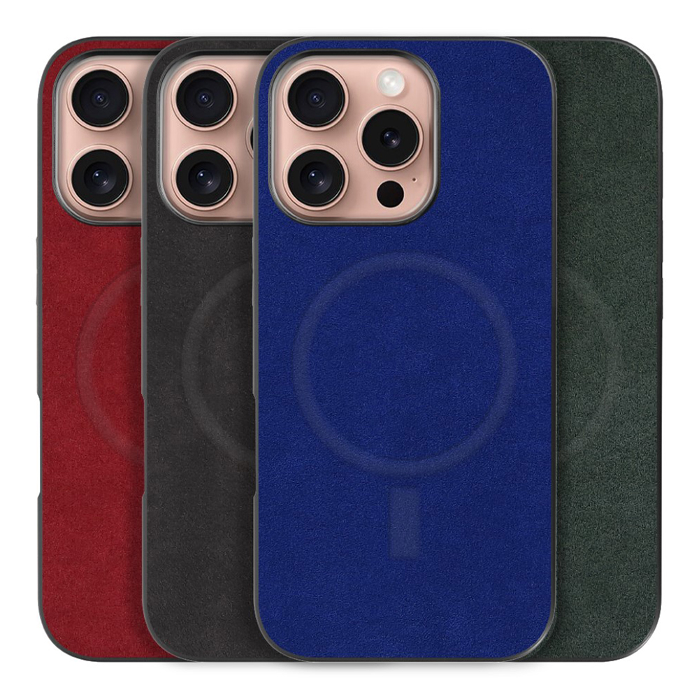 [ LOOF ALCANTARA-SHELL MagSafe対応 ] iPhone 16 Pro iPhone16 Pro アイフォン16 プロ iPhone 16 Pro 16Pro アイフォン 16 ケース カバー スマホケース アルカンターラ シンプル ストラップホール MagSafe対応 [ iPhone 16 Pro ]