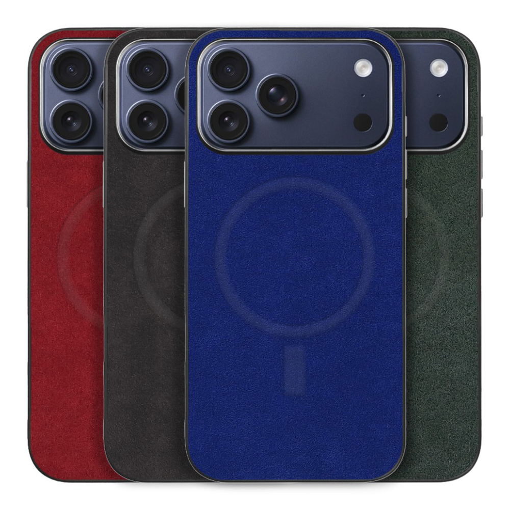 [ LOOF ALCANTARA-SHELL MagSafe対応 ] iPhone 17 Pro Max iPhone17 Pro Max アイフォン17 プロ マックス ケース カバー スマホケース アルカンターラ シンプル ストラップホール MagSafe対応 [ iPhone 17 Pro Max 用 ]