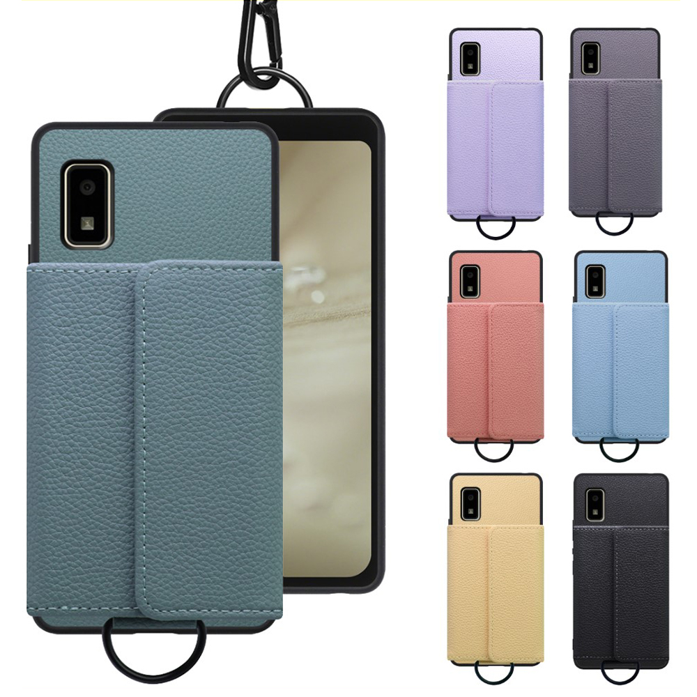 [ LOOF WALLET-SHELL ] AQUOS wish2 / wish   ケース カバー スマホケース ショルダー スマホショルダー 本革 背面収納 財布 カード入れ [ AQUOS wish/wish2 ]