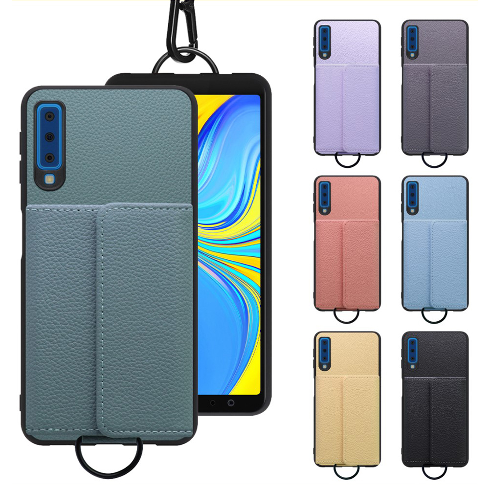 [ LOOF WALLET-SHELL ] Galaxy A7 SM-A750C galaxya7  ケース カバー スマホケース ショルダー スマホショルダー 本革 背面収納 財布 カード入れ [ Galaxy A7 ]