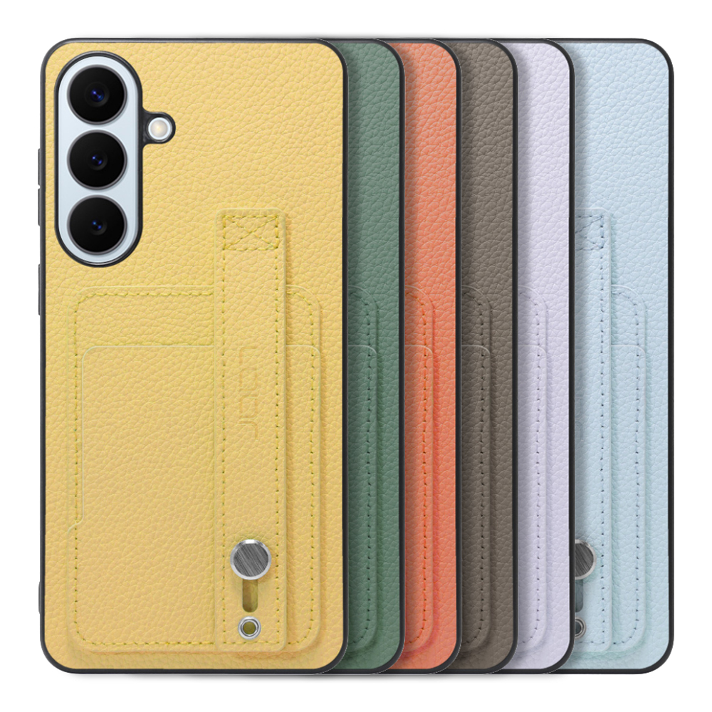 [ LOOF HOLD-SHELL CARD ] Galaxy S26+ Samsung SC-52G スマホケース 背面 ケース カバー ハードケース 背面ベルト カード入れ 本革 ストラップホール [ Galaxy S26+ ]