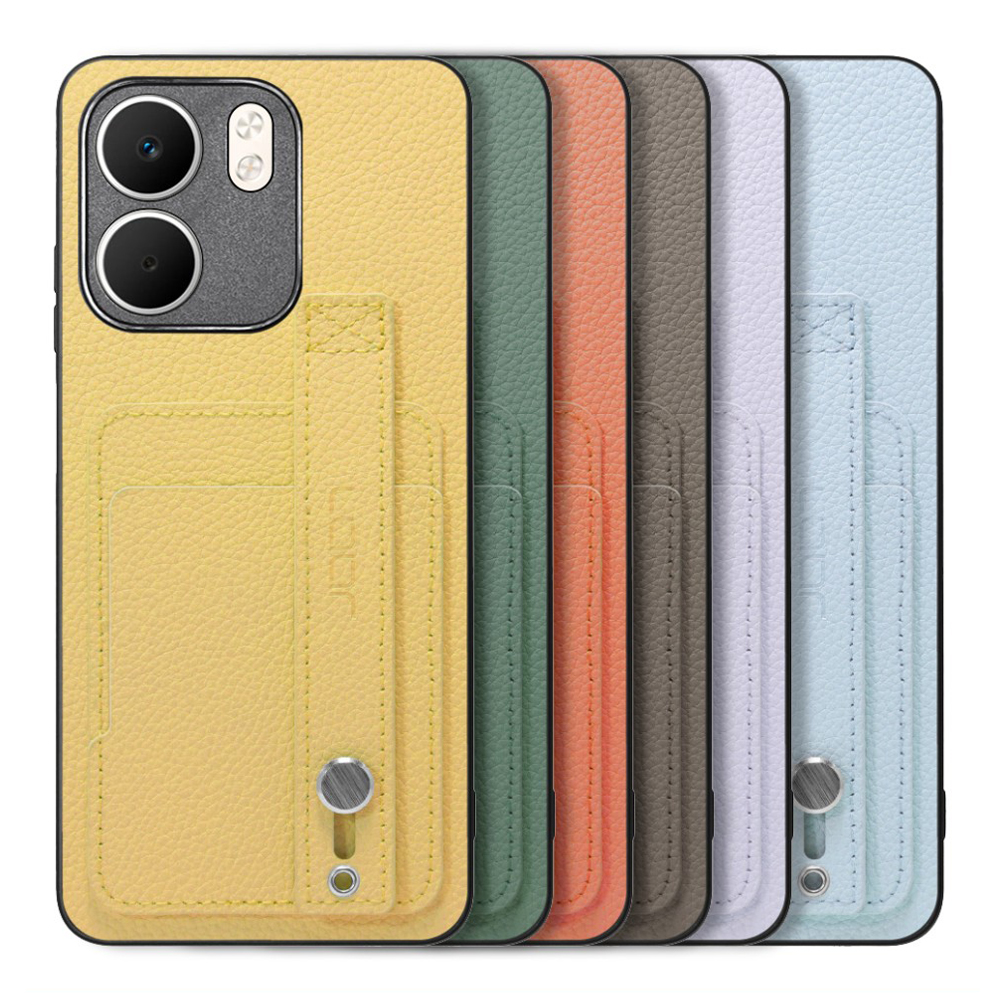 [ LOOF HOLD-SHELL CARD ] OPPO A5x オッポ スマホケース 背面 ケース カバー ハードケース 背面ベルト カード入れ 本革 ストラップホール [ OPPO A5x 用 ]