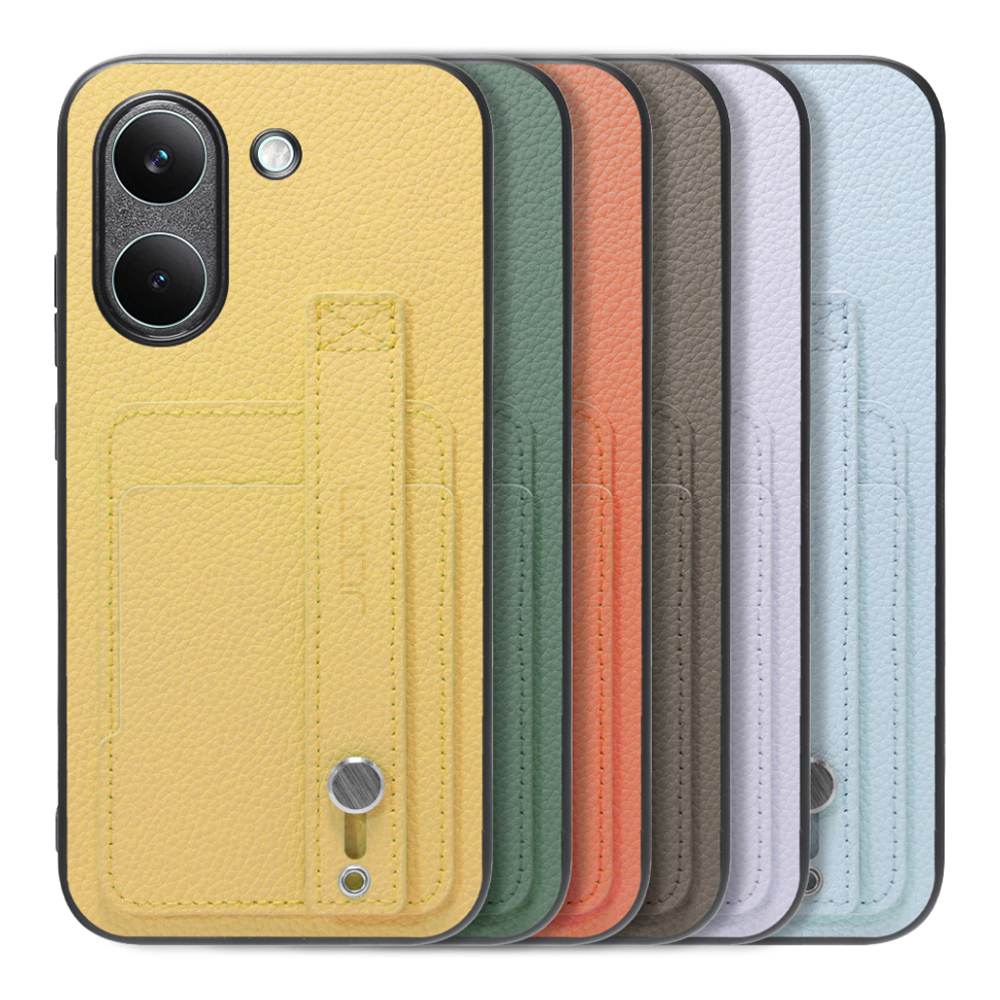 [ LOOF HOLD-SHELL CARD ] POCO X8 Pro Xiaomi シャオミ スマホケース 背面 ケース カバー ハードケース 背面ベルト カード入れ 本革 ストラップホール [ POCO X8 Pro ]