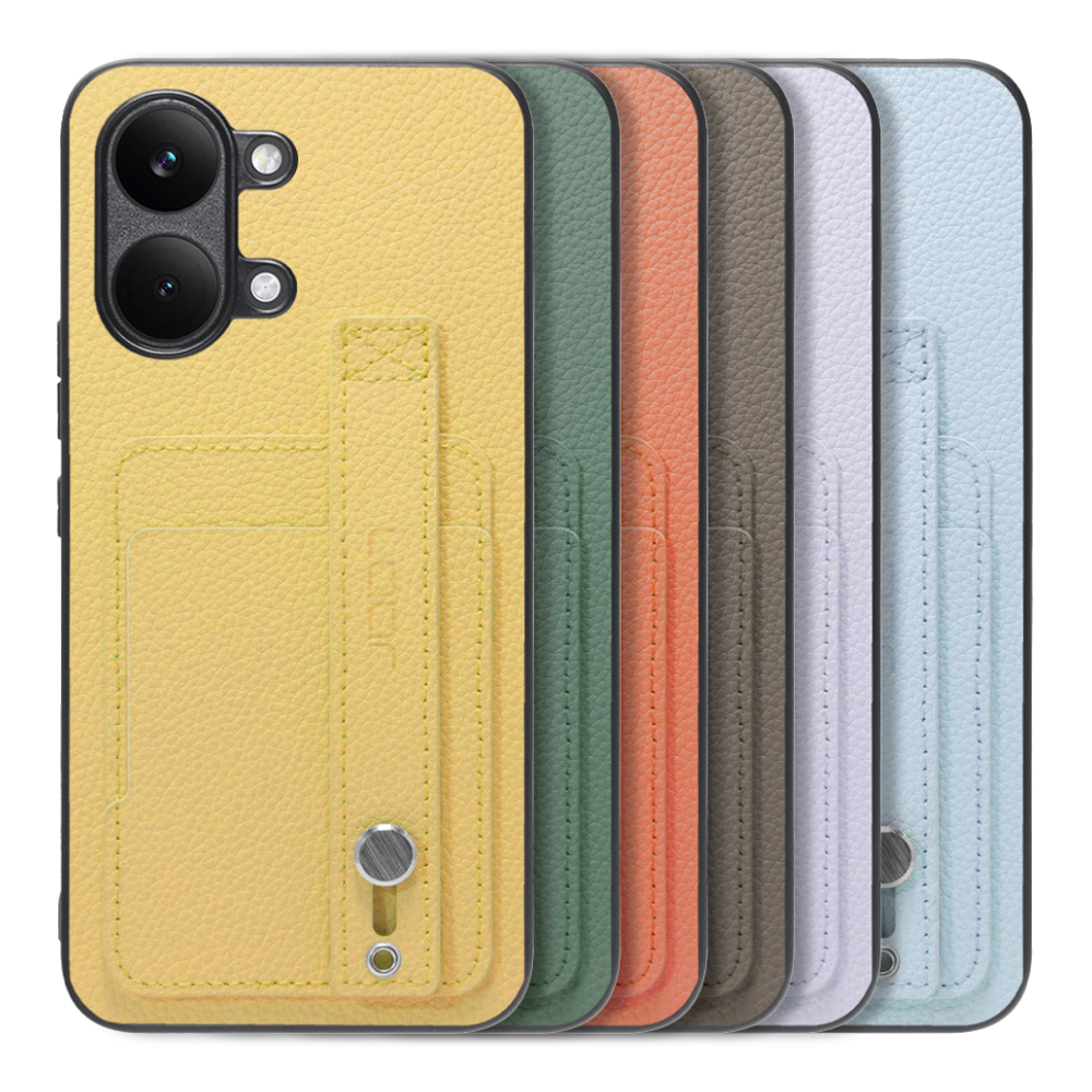 [ LOOF HOLD-SHELL CARD ] POCO X8 Pro Max Xiaomi シャオミ スマホケース 背面 ケース カバー ハードケース 背面ベルト カード入れ 本革 ストラップホール [ POCO X8 Pro Max ]