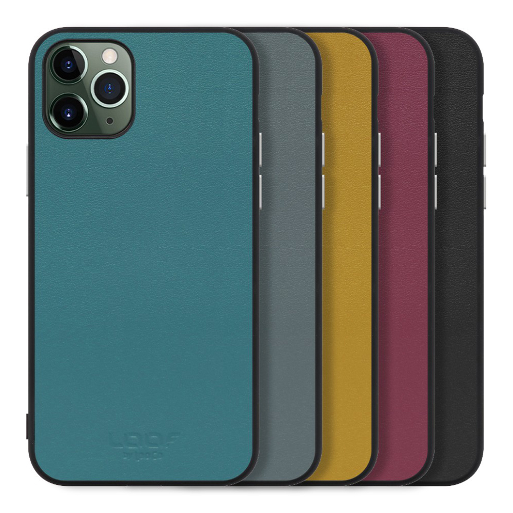 [ LOOF CLASSY-SHELL ] iPhone 11 Pro iPhone11pro 11pro スマホケース 背面 ケース カバー ハードケース シルバーボタン 本革 ストラップホール  [ iPhone 11 Pro ]