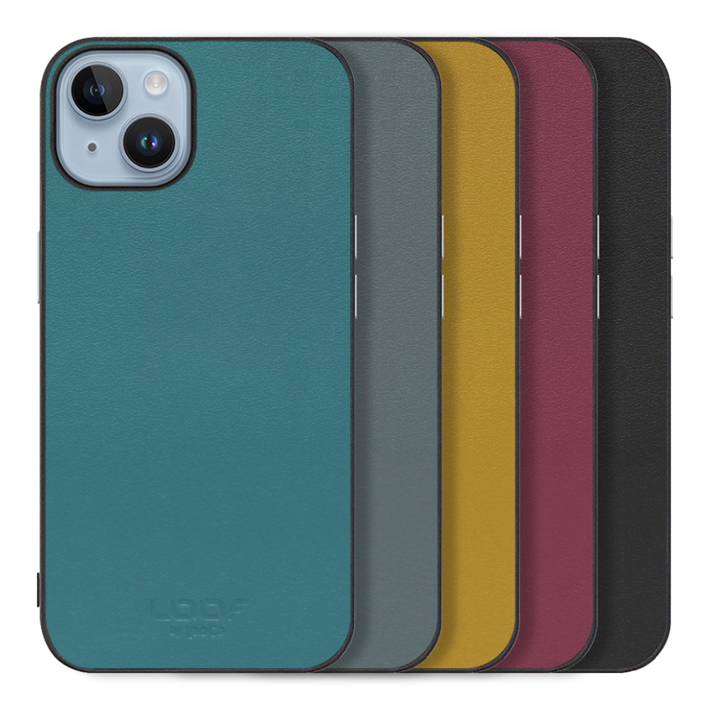 [ LOOF CLASSY-SHELL ] iPhone 14 iphone14 スマホケース 背面 ケース カバー ハードケース シルバーボタン 本革 ストラップホール  [ iPhone 14 ]