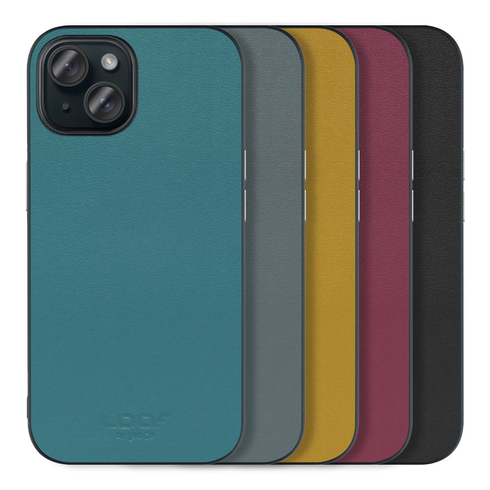 [ LOOF CLASSY-SHELL ] iPhone 15 iPhone15 アイフォン15 iPhone 15 アイフォン 15 スマホケース 背面 ケース カバー ハードケース シルバーボタン 本革 ストラップホール  [ iPhone 15 ]