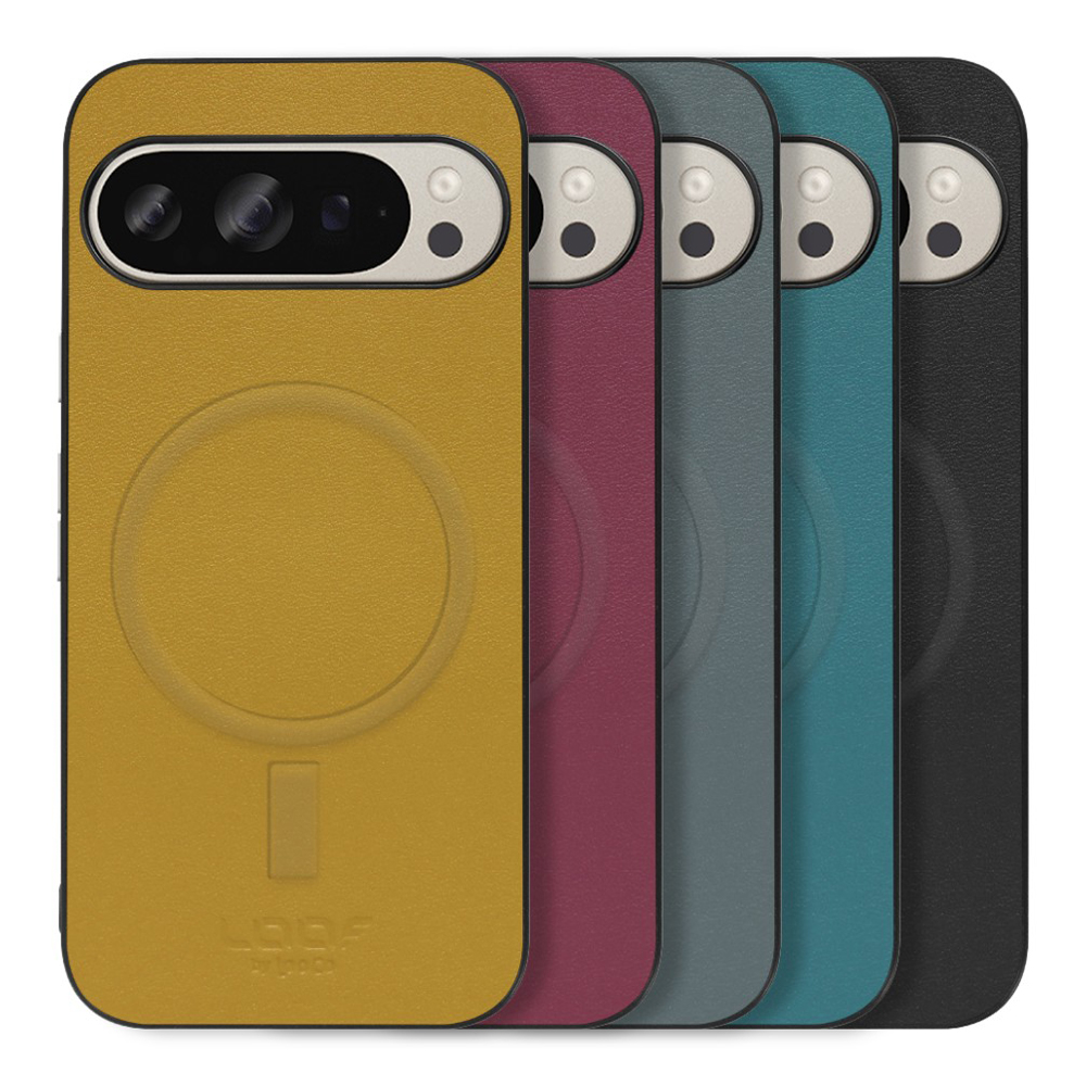 [ LOOF CLASSY-SHELL MagSafe対応 ] Google Pixel 9 / 9 Pro Google Pixel9 Pixel9pro ピクセル9 ピクセル9プロ スマホケース 背面 ケース カバー ハードケース シルバーボタン 本革 ストラップホール MagSafe対応 [ Google Pixel 9 / 9 Pro ]