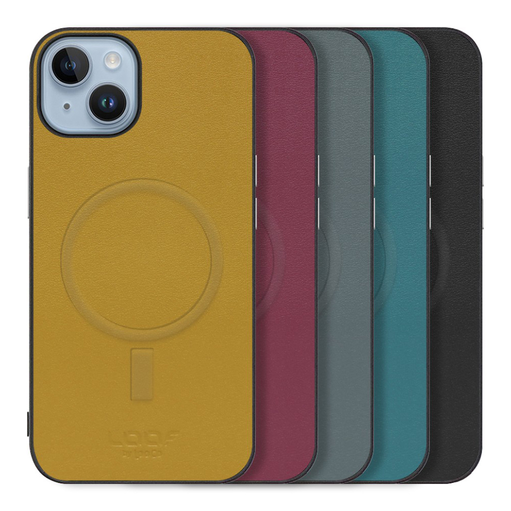 [ LOOF CLASSY-SHELL MagSafe対応 ] iPhone 14 iphone14 スマホケース 背面 ケース カバー ハードケース シルバーボタン 本革 ストラップホール MagSafe対応 [ iPhone 14 ]