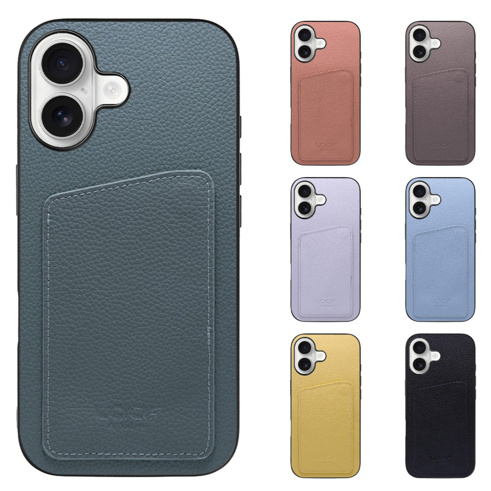[ LOOF INVISIBLE CARD CASE-SHELL ] iPhone 17 iPhone17 アイフォン17 iPhone 17 アイフォン 17 スマホケース 背面 ケース カバー 本革 見えない収納 カード 見えない 落ちない マグネット [ iPhone 17 用 ]