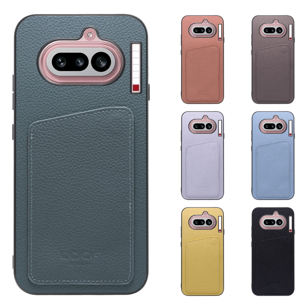 [ LOOF INVISIBLE CARD CASE-SHELL ] Nothing Phone (4a) A069 スマホケース 背面 ケース カバー 本革 見えない収納 カード 見えない 落ちない マグネット [ Nothing Phone (4a) ]