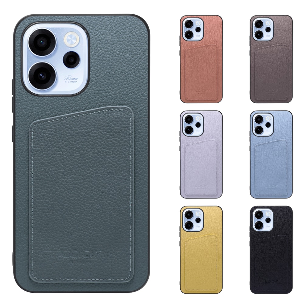 [ LOOF INVISIBLE CARD CASE-SHELL ] OPPO Reno15 A CPH2801 A601OP スマホケース 背面 ケース カバー 本革 見えない収納 カード 見えない 落ちない マグネット [ OPPO Reno15 A ]