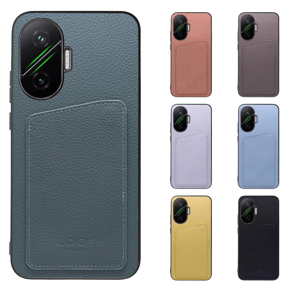 [ LOOF INVISIBLE CARD CASE-SHELL ] POCO F7 Xiaomi シャオミ スマホケース 背面 ケース カバー 本革 見えない収納 カード 見えない 落ちない マグネット [ POCO F7 ]