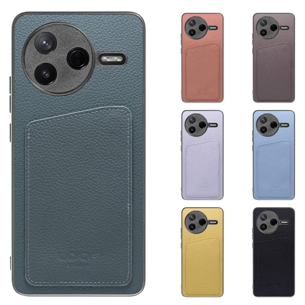 [ LOOF INVISIBLE CARD CASE-SHELL ] POCO F7 Pro Xiaomi シャオミ スマホケース 背面 ケース カバー 本革 見えない収納 カード 見えない 落ちない マグネット [ POCO F7 Pro ]