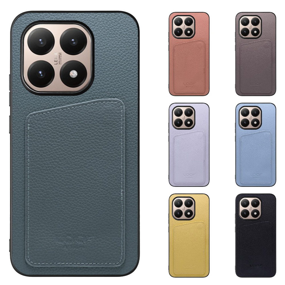 [ LOOF INVISIBLE CARD CASE-SHELL ] Xiaomi 15T シャオミ 15T スマホケース 背面 ケース カバー 本革 見えない収納 カード 見えない 落ちない マグネット [ Xiaomi 15T ]