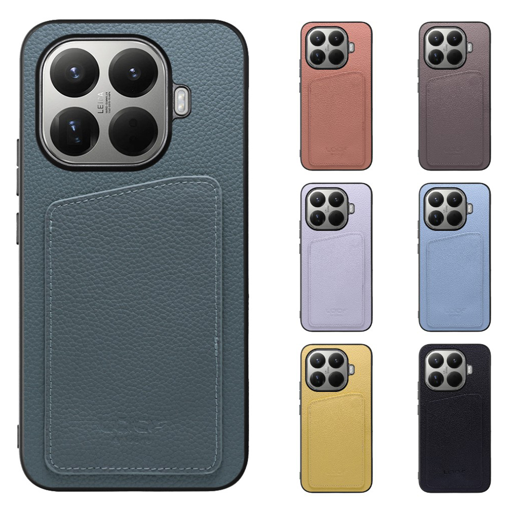 [ LOOF INVISIBLE CARD CASE-SHELL ] Xiaomi 15T Pro シャオミ 15T Pro スマホケース 背面 ケース カバー 本革 見えない収納 カード 見えない 落ちない マグネット [ Xiaomi 15T Pro ]