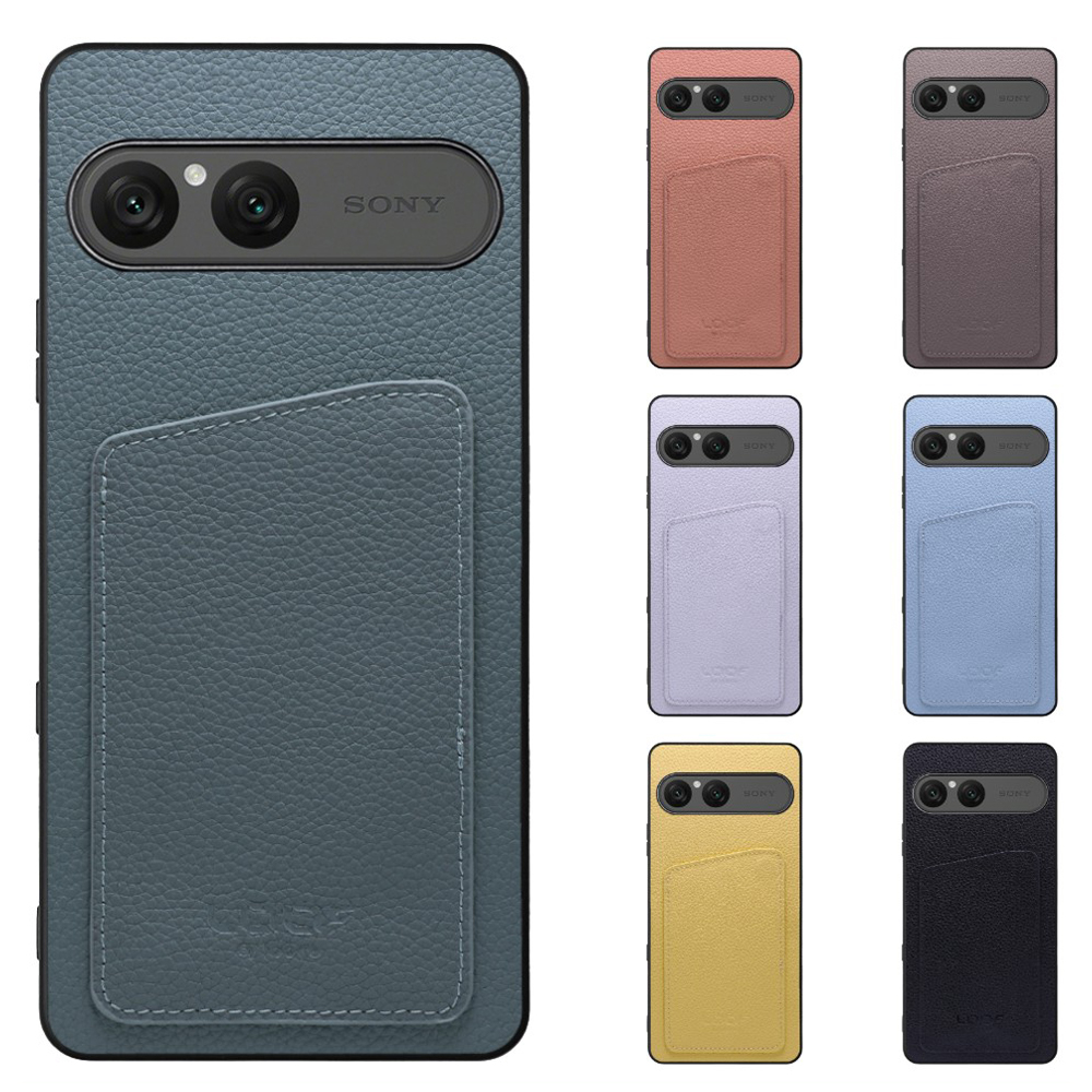 [ LOOF INVISIBLE CARD CASE-SHELL ] Xperia 10 VII エクスペリア XQ-FE44 スマホケース 背面 ケース カバー 本革 見えない収納 カード 見えない 落ちない マグネット [ Xperia 10 VII 用 ]