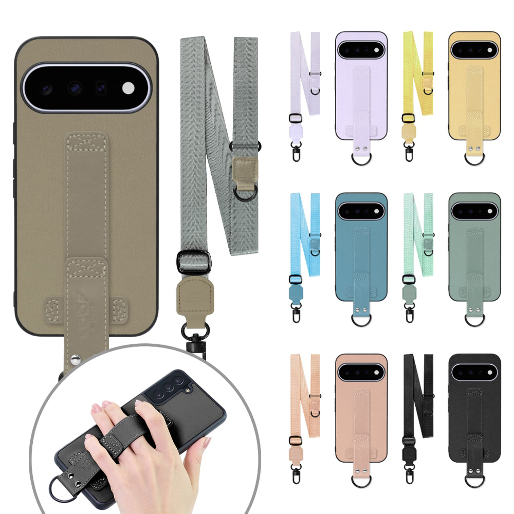 [ LOOF STRAP-SHELL (ロング+ Ver.) ] Google Pixel 11  スマホケース 背面 ケース カバー ハードケース ショルダーベルト  本革 [ Google Pixel 11 ]