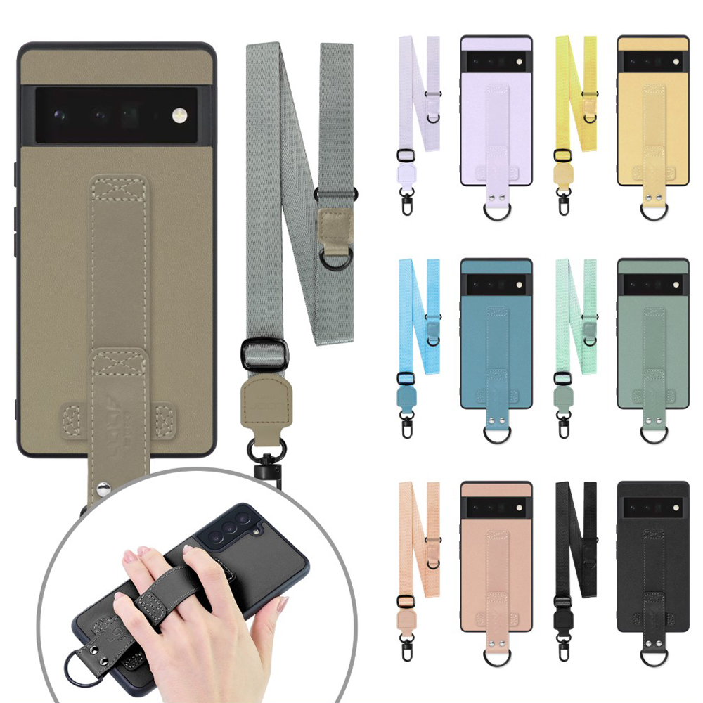 [ LOOF STRAP-SHELL (ロング+ Ver.) ] Google Pixel 6 Pro Googlepixel6pro 6pro プロ ピクセル6pro スマホケース 背面 ケース カバー ハードケース ショルダーベルト  本革 [ Google Pixel 6 Pro ]
