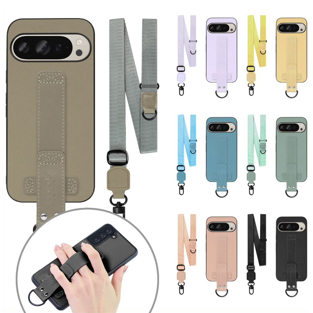 [ LOOF STRAP-SHELL (ロング+ Ver.) ] Google Pixel 9 / 9 Pro Google Pixel9 Pixel9pro ピクセル9 ピクセル9プロ スマホケース 背面 ケース カバー ハードケース ショルダーベルト  本革 [ Google Pixel 9 / 9 Pro ]